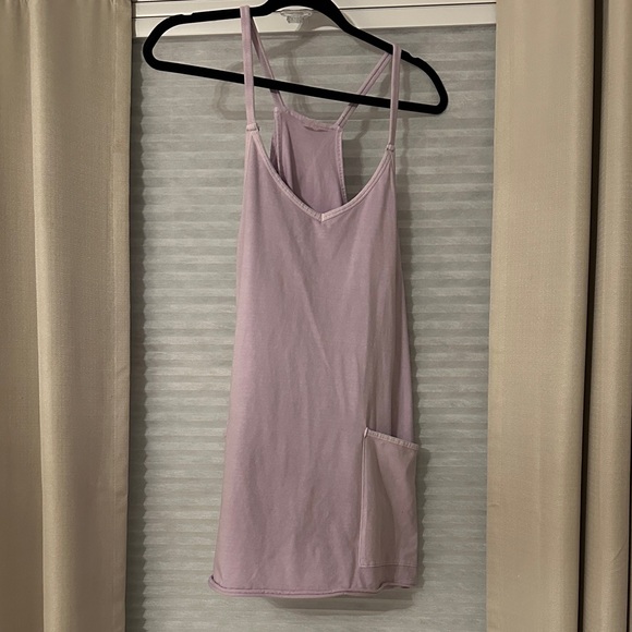 Free People Lavender Sleeveless Romper with Pocket - Picture 1 of 4